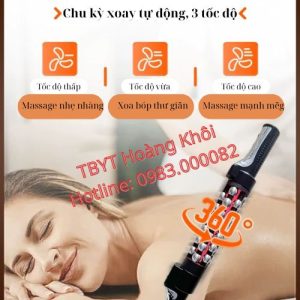 Con lăn massage đả thông kinh lạc